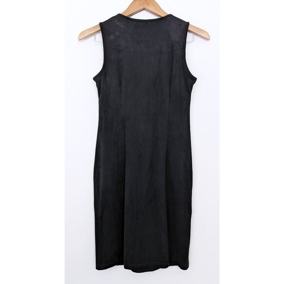 NWT SPENSE Black Sleeveless Rhinestone Mini Dress 4P - Picture 2 of 7